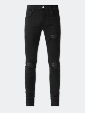 AMIRI Black Skinny Ripped Jeans